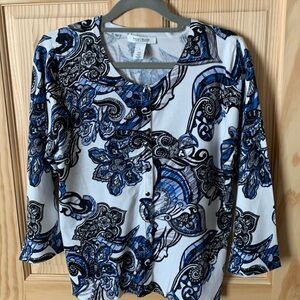 White House Black Market 3/4 sleeve cardigan.